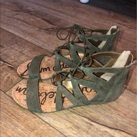 Sam Edelman Dean Caged Army Sandal - Picture 3 of 5